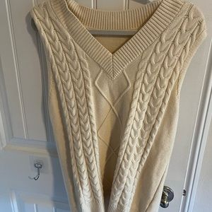 Cream Sweater Vest